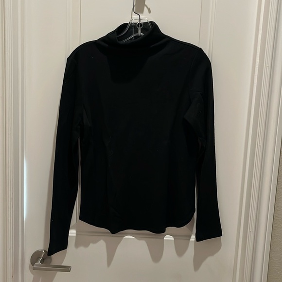 Worth lightweight wool turtleneck 12 curved hem detail zipper back close new - Picture 1 of 6